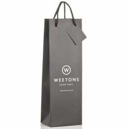 Weetons Wine Bottle Gift Bag - Black