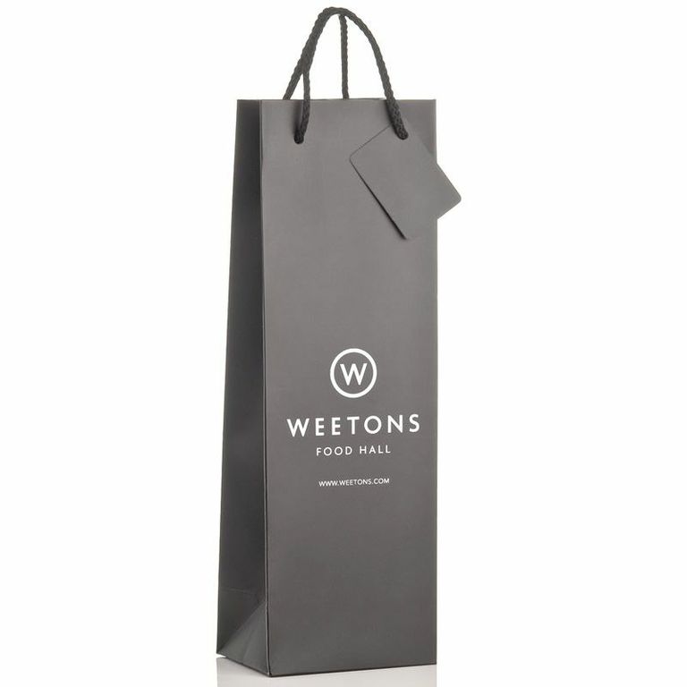 Weetons Wine Bottle Gift Bag - Black