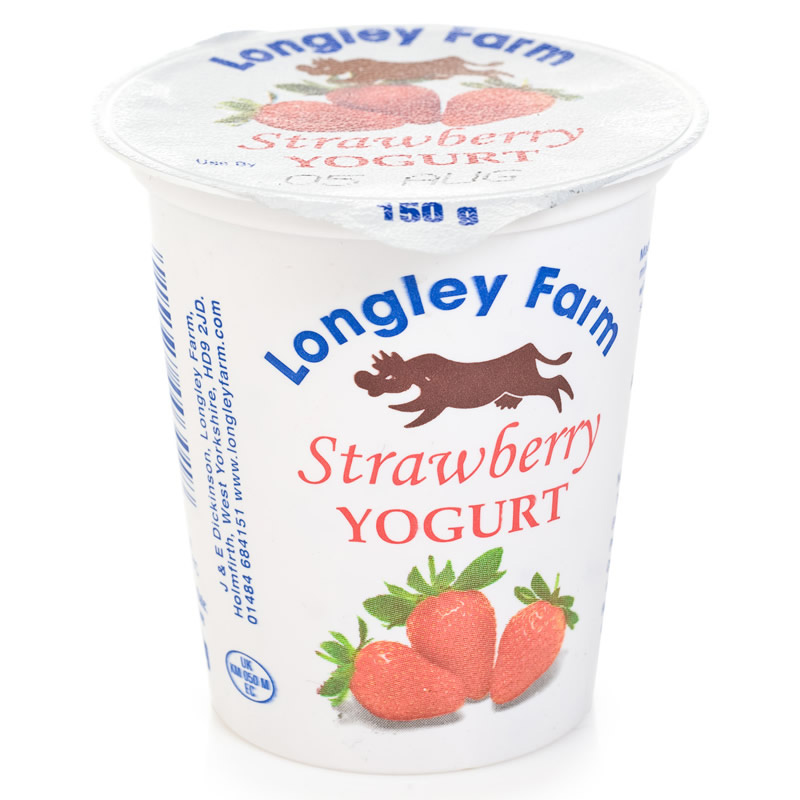 Longley Farm Strawberry Yoghurt