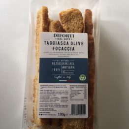 Diforti Focaccia Olive Bread crackers