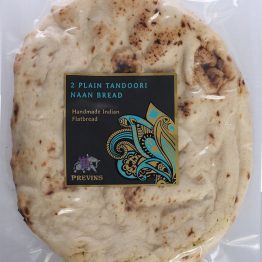 Previns 2 Plain Tandoori Naan Breads