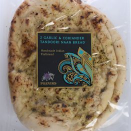 Previns 2 Garlic and Coriander Tandoori Naan Bread