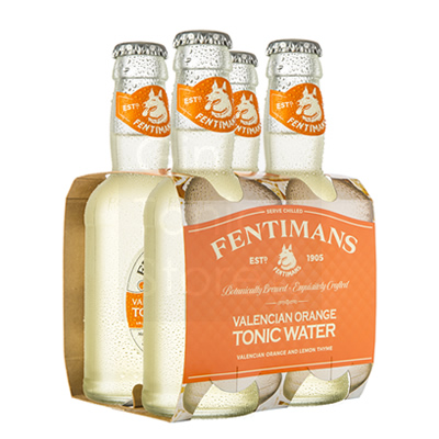Fentimans Valencian Orange Tonic Water 4 pack