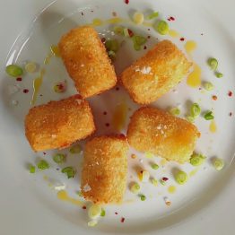 Ham and Wensleydale Croquette Canapés