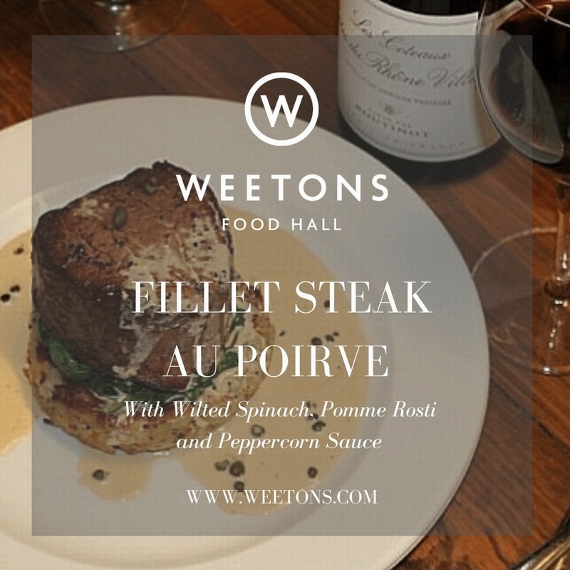 Recipe Box - Fillet Steak au Poirve for 2
