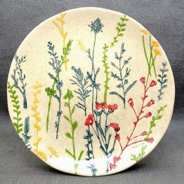 Gisela Graham Meadow Ceramic Plate