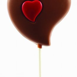 Belgian Chocolate Valentines Heart Lollies
