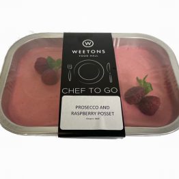 Chef To Go Raspberry & Prosseco Posset Dessert