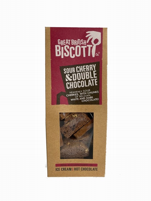 Sour Cherry & Double Chocolate Biscotti