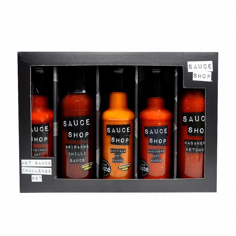 Sauce Shop Hot Sauce Challenge Set