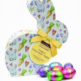 Gourmet Bunny Box filled with Chocolate Eggs