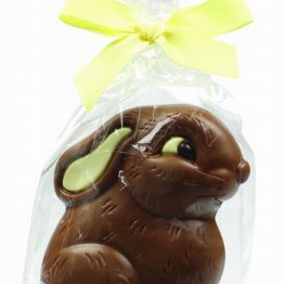 Gourmet Chocolate Cute Bunny with Mini Eggs