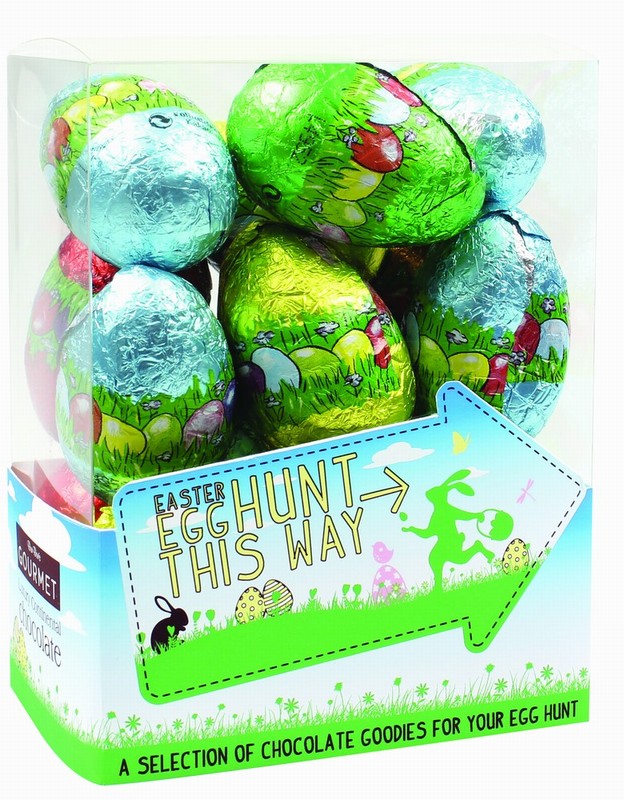 Gourmet Medium Assorted Easter Egg Chocolate Hunt Box