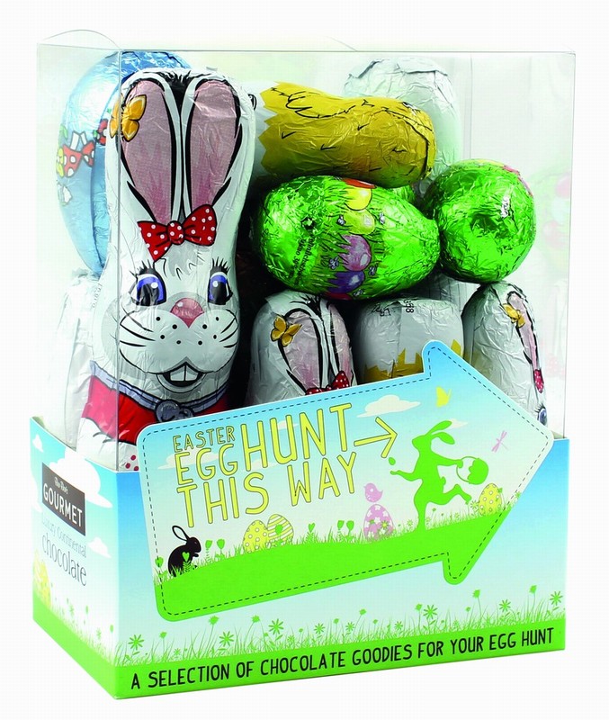 Gourmet Large Assorted Easter Egg Chocolate Hunt Box