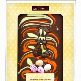 Gourmet Easter Bunny Chocolate Slab