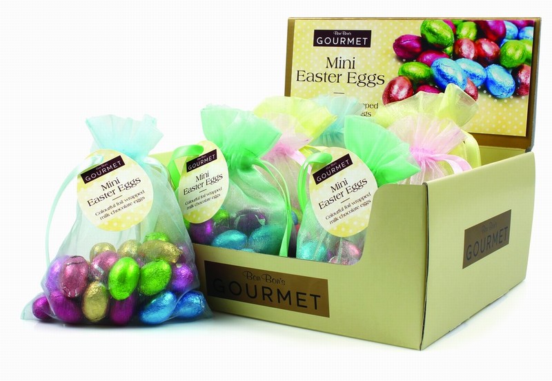 Gourmet Mini Foiled Chocolate Eggs Gift Bag