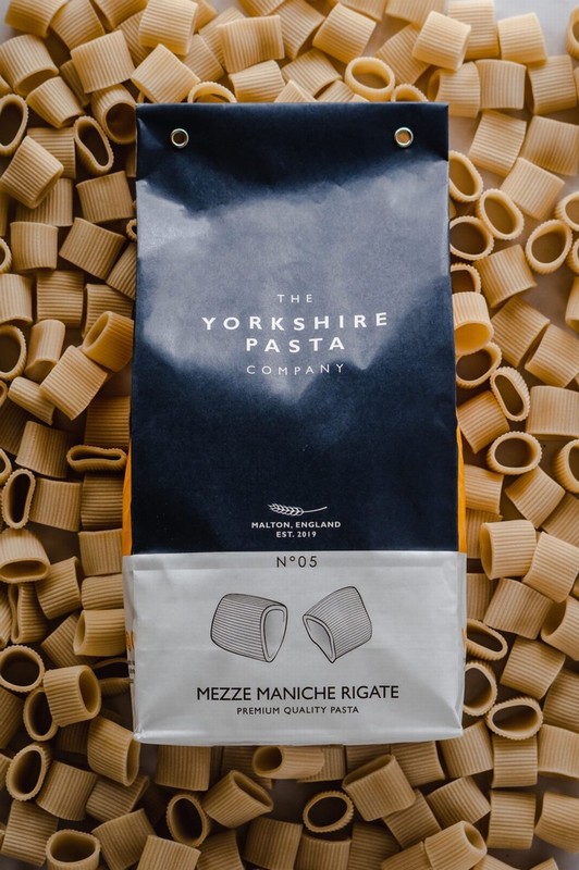 The Yorkshire Pasta Company Mezze Maniche Rigate No.5