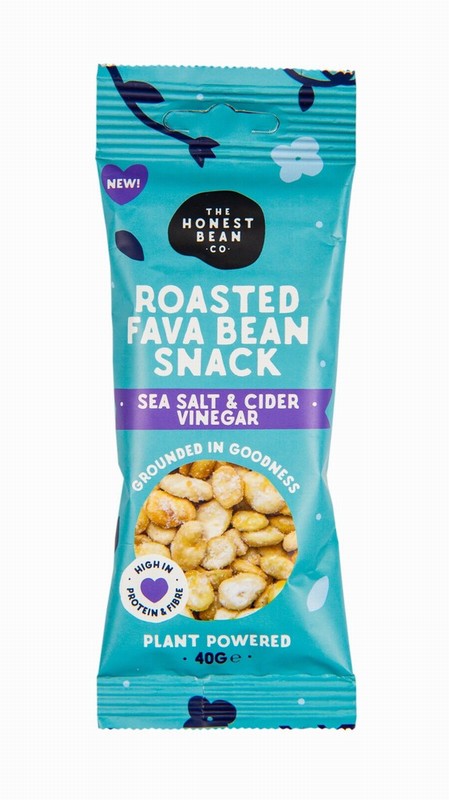 The Honest Bean Co. Roasted Fava Bean Sea Salt & Vinegar Snack