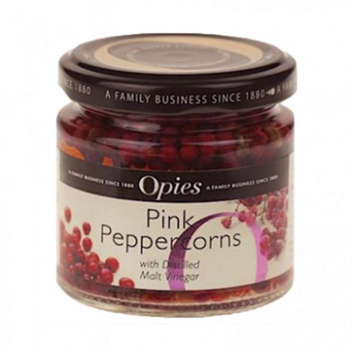 Opies Pink Peppercorns in Malt Vinegar
