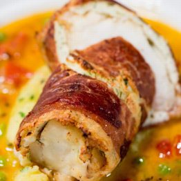 MONKFISH WRAPPED IN PARMA HAM