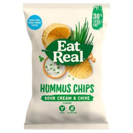 Eat Real Hummus Chips Sour Cream & Chive 135g