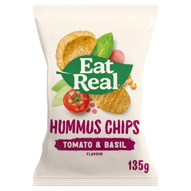 Eat Real Hummus Chips Tomato & Basil 135g