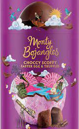 Monty Bojangles Choccy Scoffy Easter Egg and Truffles