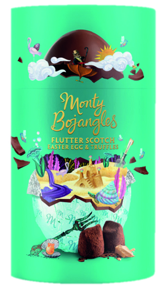 Monty Bojangles Flutter Scotch Easter Egg and Truffles