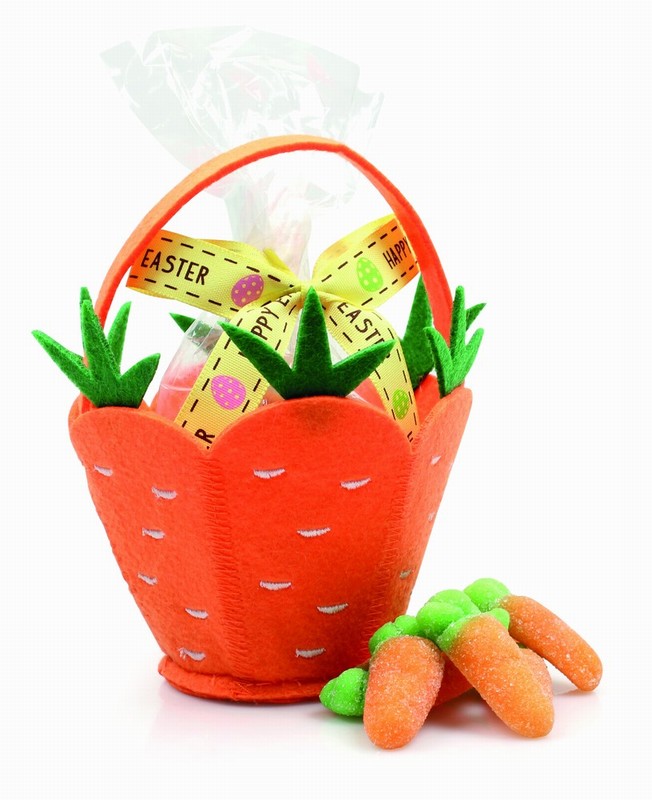 Bob Bons Mini Carrot Felt Bag with Sweets