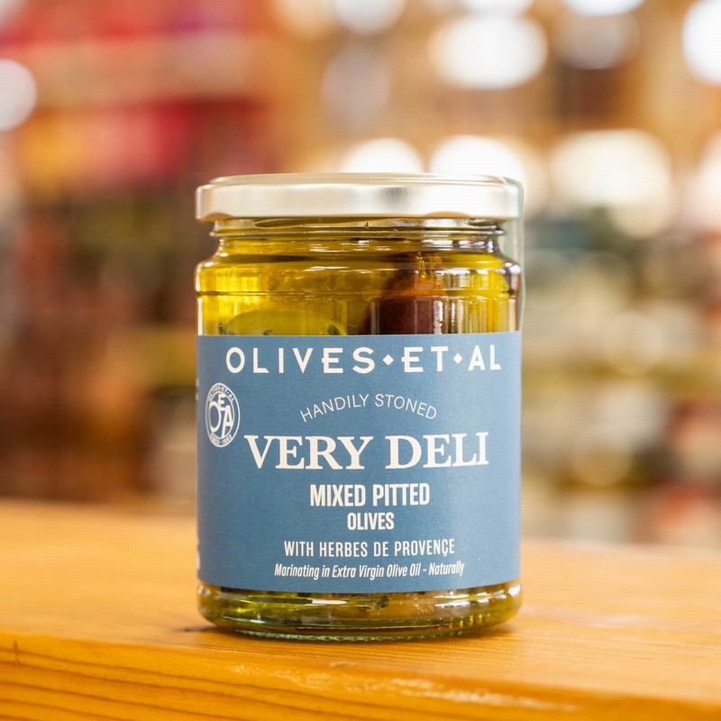 OLIVES ET AL VERY DELI HERBS DE PROVENCE MIXED PITTED OLIVES