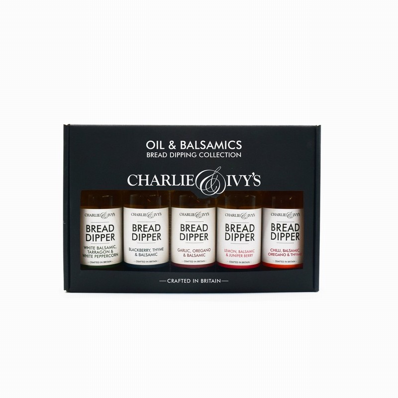 CHARLIE & IVY's OIL & BALSAMIC BREAD DIPPER GIFT COLLECTION