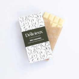 DELICIEUX 36% COLOMBIA WHITE CHOCOLATE BAR