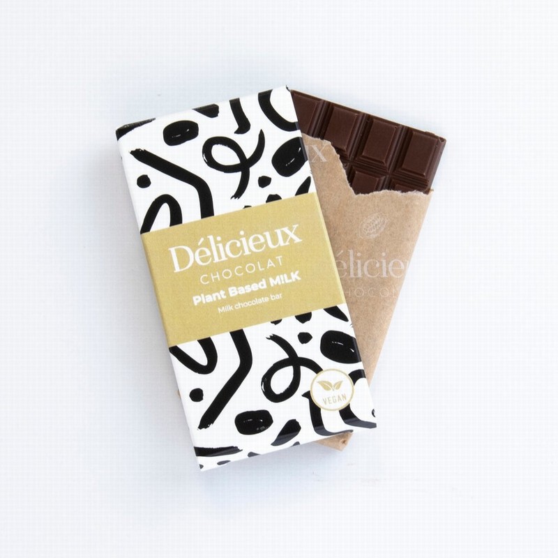 DELICIEUX 42% PLANT BASED M!LK CHOCOLATE BAR