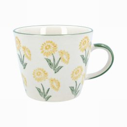 Gisela Graham Spring Yellow Daisy Mug