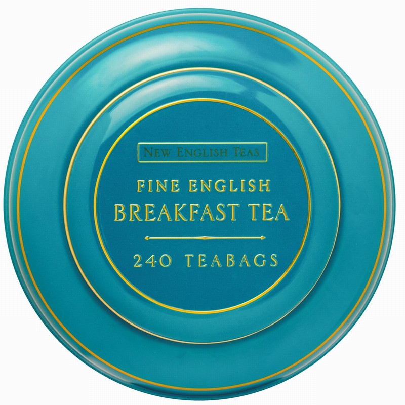 TEAL SONG THRUSH & BERRIES CADDY 240 ENGLISH BREAKFAST TEABAGS