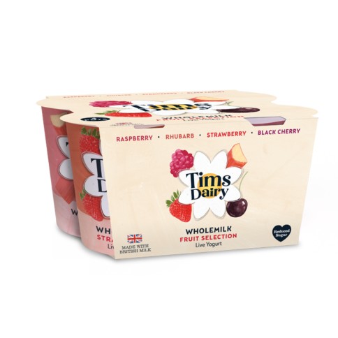 Tims Dairy Wholemilk Live Yoghurt Selection Pack
