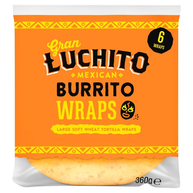 Gran Luchito Burrito Wraps