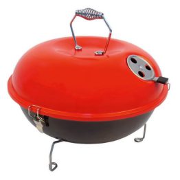 PORTABLE RED KETTLE CHARCOAL BBQ GRILL 35CM