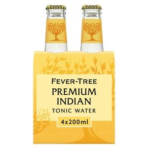 FEVER TREE INDIAN TONIC WATER 4PK