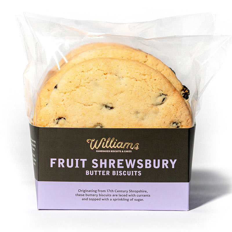 WILLIAMS FRUIT SHREWSBURY BUTTER BISCUITS