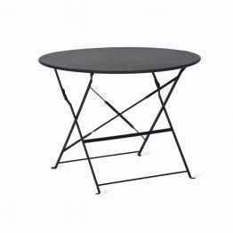 GARDEN TRADING RIVE DROITE LARGE BISTRO TABLE - CARBON