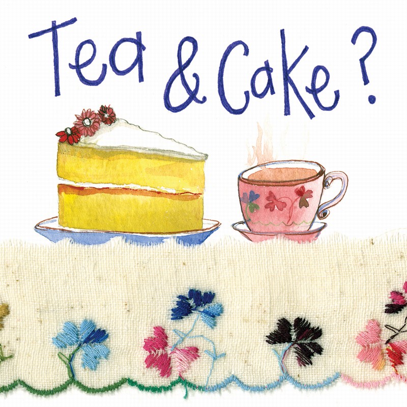 ALEX CLARK TEA & CAKE CARD