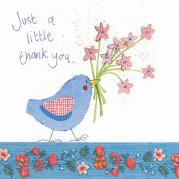 ALEX CLARK THANK YOU BIRD LITTLE SPARKLE CARD