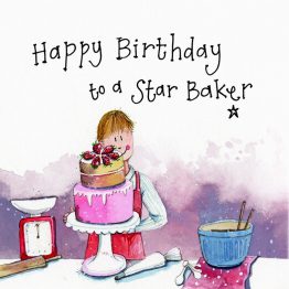 ALEX CLARK STAR BAKER BIRTHDAY CARD