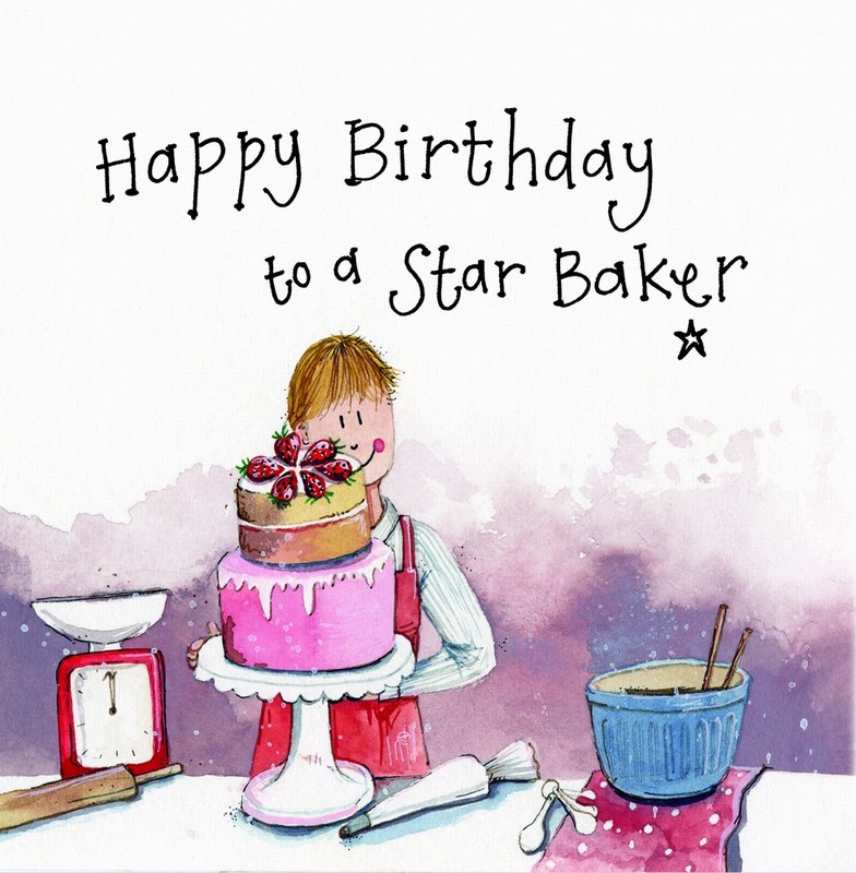 ALEX CLARK STAR BAKER BIRTHDAY CARD