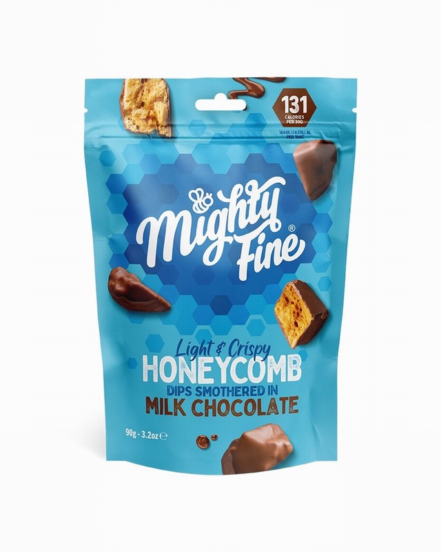 MIGHTY FINE HONEYCOMB MILK CHOCOLATE DIPS