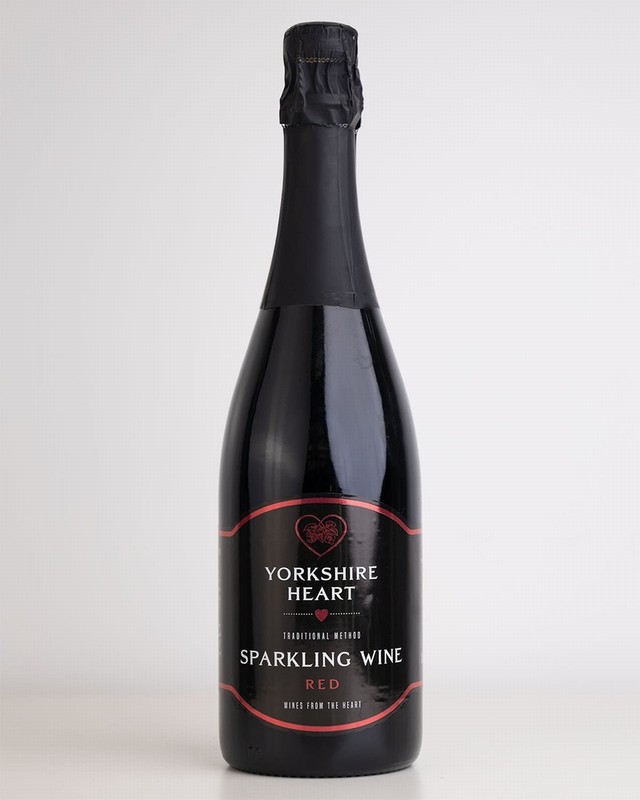 YORKSHIRE HEART SPARKLING RED WINE 11% ABV