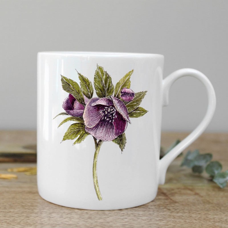 TOASTED CRUMPET HELLEBORE MUG IN A GIFT BOX