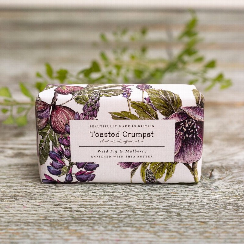 TOASTED CRUMPET WILD FIG & MULBERRY SOAP  WITH SHEA BUTTER