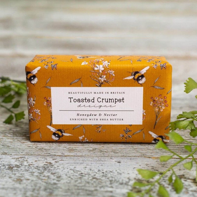 TOASTED CRUMPET HONEYDEW & NECTAR SOAP ENRICHED WITH SHEA BUTTER
